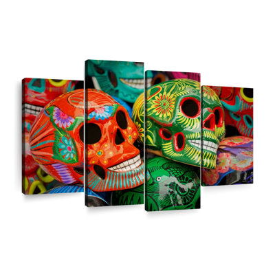 " Sugar Skulls " 4 - Pieces