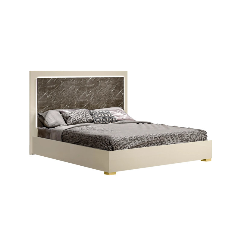 Evayne Upholstered Platform Bed, Queen
