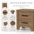  Antibes Rowane 2-Drawer Nightstand (Set Of 2)