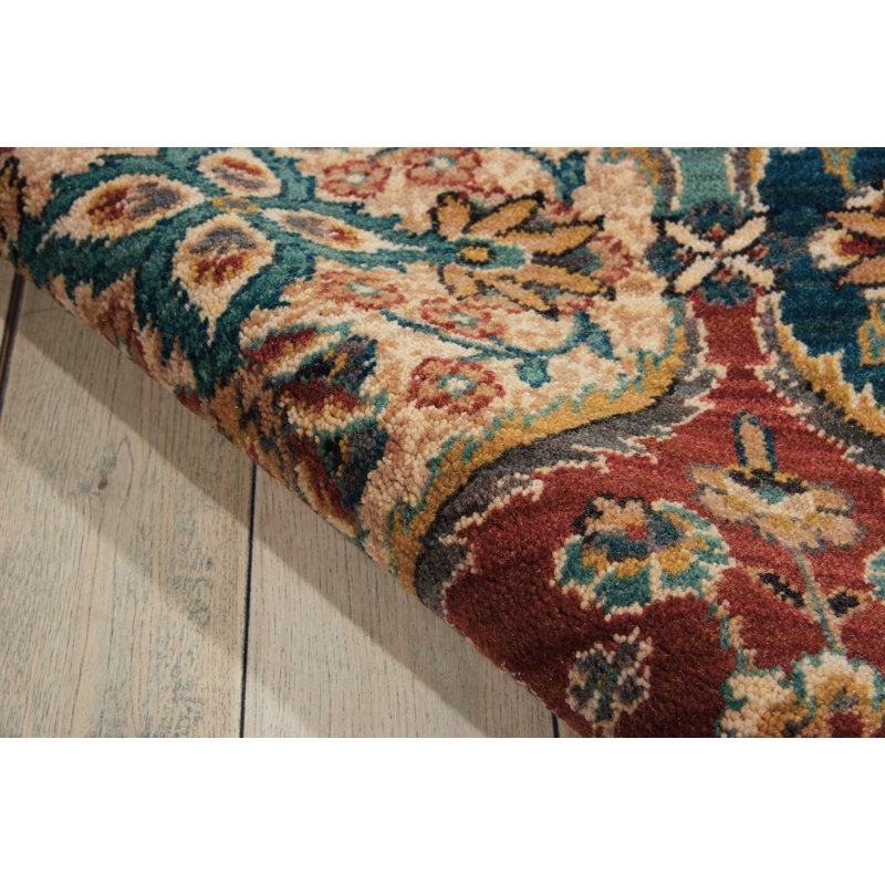 Bannack Multicolor Beige Area Rug, Rectangle 9'2" x 12'5"