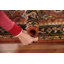 Tapis de couloir orange traditionnel 3x8
