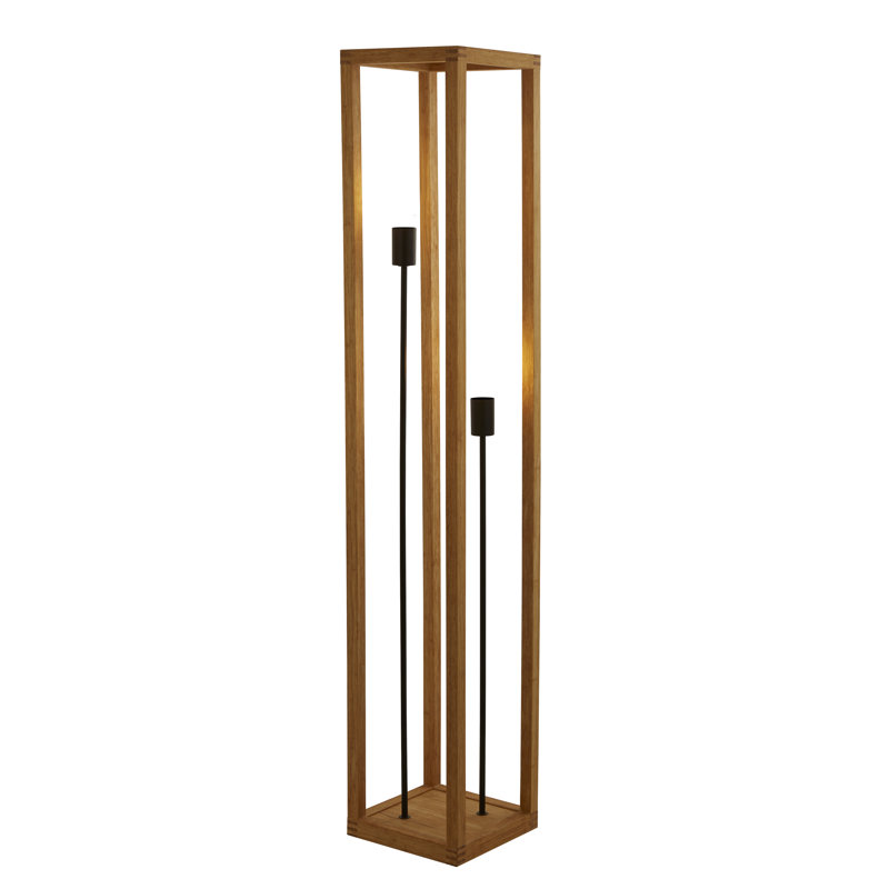 Tieton 140cm Brown Column Floor Lamp