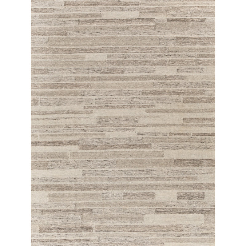 Scandinavian Wool Geometric Area Rug, Rectangle 10' x 14'