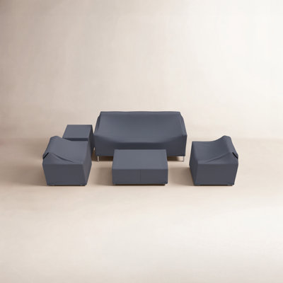 Dulcie Outdoor Conversation Set Group Seating Patio Furniture Covers