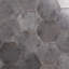 Kalay 9" Hexagon Polished Porcelain Tile-189182000