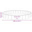 vidaXL Children Swimming Pool Folding Thick PVC and Engineered Wood Portable-133400522-133400525