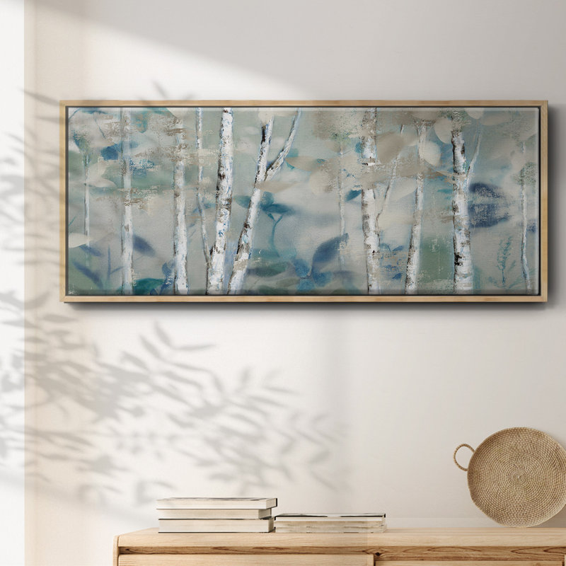 Zen Forest I- Framed Canvas