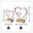 Dua Double Heart Figurines