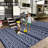 Rectangle Lavel Area Rug with Non-Slip Backing-1492821730