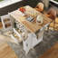 140 cm W Kitchen Island with Wheels