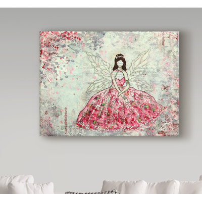 « the fée grand », reproduction de peinture à l’acrylique sur toile tendue