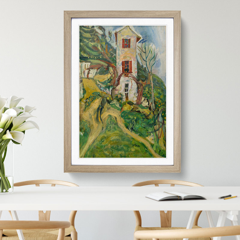 The White House by Chaim Soutine - Framed Print, Oak, 90cm H x 65cm W x 2cm D