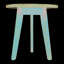 Table d'appoint fraîche et d'apparence jeune, Marina