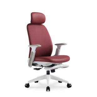 Napa TopJob Ergonomic Chair, Napa Ergonomic Home and Office Computer Desk Leather Chair with HeadRest and FootRest, Leather Office Chair with Padded Flip-up Arms, Adjustable Tilt Lock