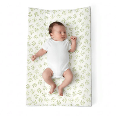 Leaf Anti-Roll Wedge Baby Changing Mat