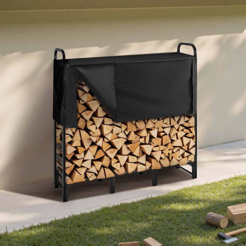 121.9cm W Log Rack