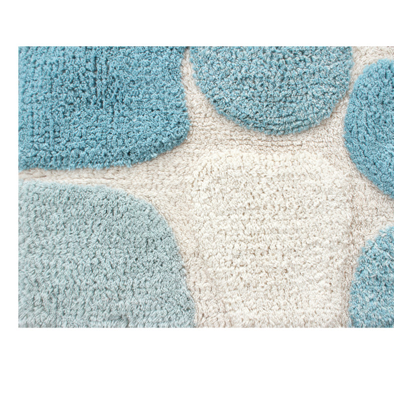 Ensemble de tapis de bain Creline, Aquamarine, L 24 po x L 40 po, l 21 po x L 34 po