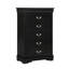 Armoire de rangement contemporaine élégante en bois massif avec 1 tiroir et 1 tiroir Louis Philip-1025807121