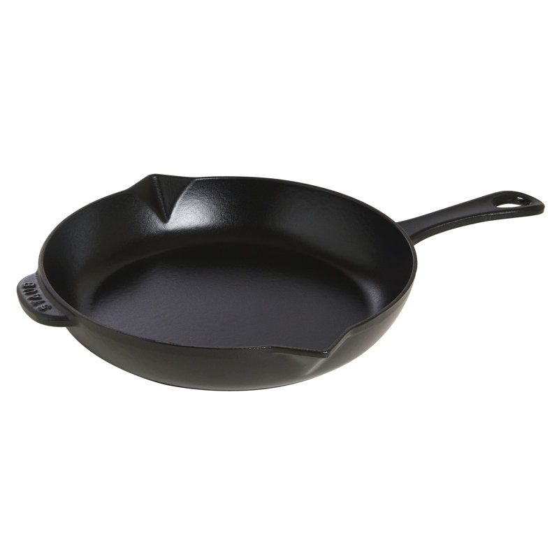 Staub Cast Iron 10-inch Fry Pan, Black Matte, 10"