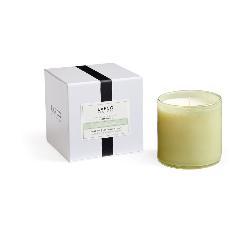 Bougie parfumée avec pot en verre House & Home, 15,5 oz