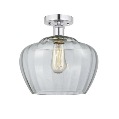 Plafonnier semi-encastré Noille Glass