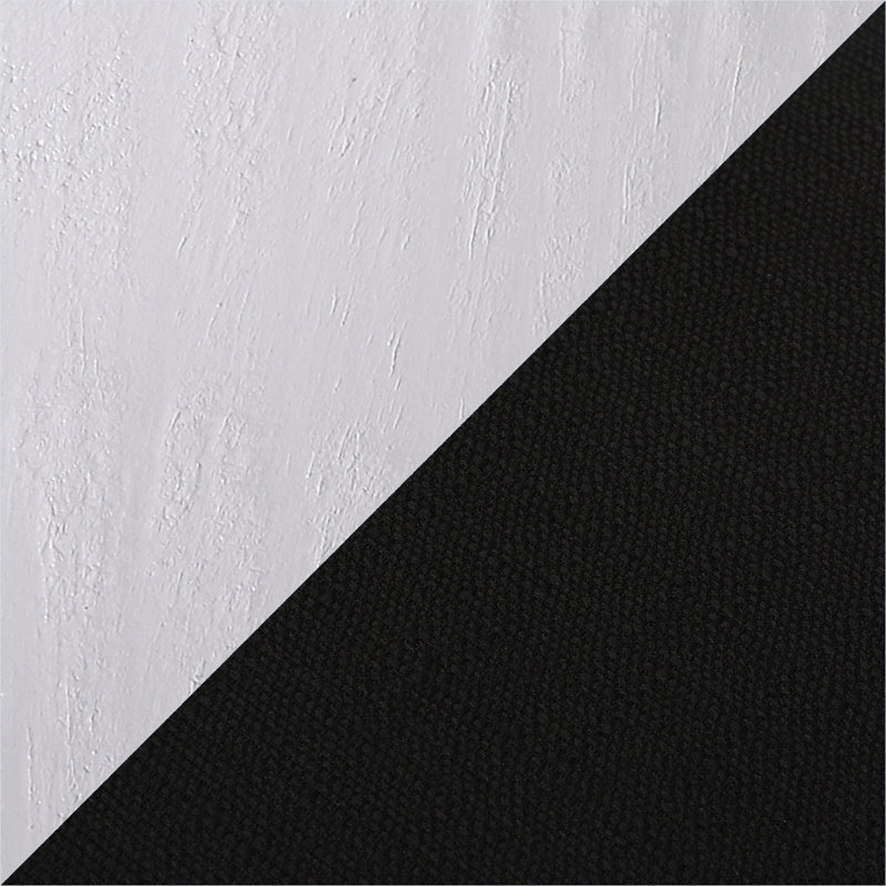 Ensemble de salle à manger 5 pièces rond avec plateau blanc et chaises rembourrées gris anthracite, style contemporain