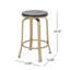Tabouret de comptoir pivotant 24 po Fortville-43297769-43297767