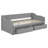 Wooden Daybed with Trundle Bed and Two Storage Drawers , Extendable Bed Daybed,Sofa Bed with Two Drawers-465551784