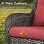 Swivel and sliding wicker patio chairs-2117509928-2119223131