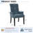 Amdad Tufted Linen Arm Chair-2126655310-2116762459-2134416179