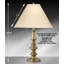 Abat-jour empire en tissu 13 po H beige
