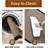2PCS Black Kitchen Rugs Set (17.3"X29"+17.3"X47") - Non-Skid Washable Absorbent Runner For Sink/Floor