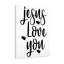 Jesus Loves You - Wrapped Canvas Print-1585295220