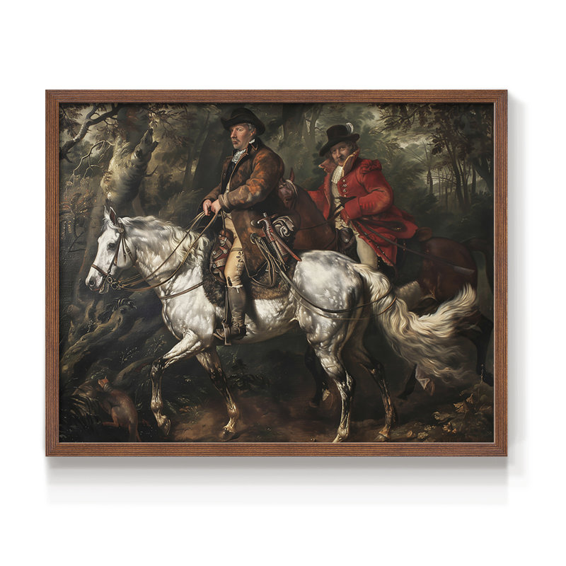 Faune - Lxxiii - Reproduction encadrée - Restickable, Noyer, H 16 po x l 20 po