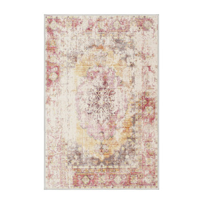 Tapis oriental jaune Libra