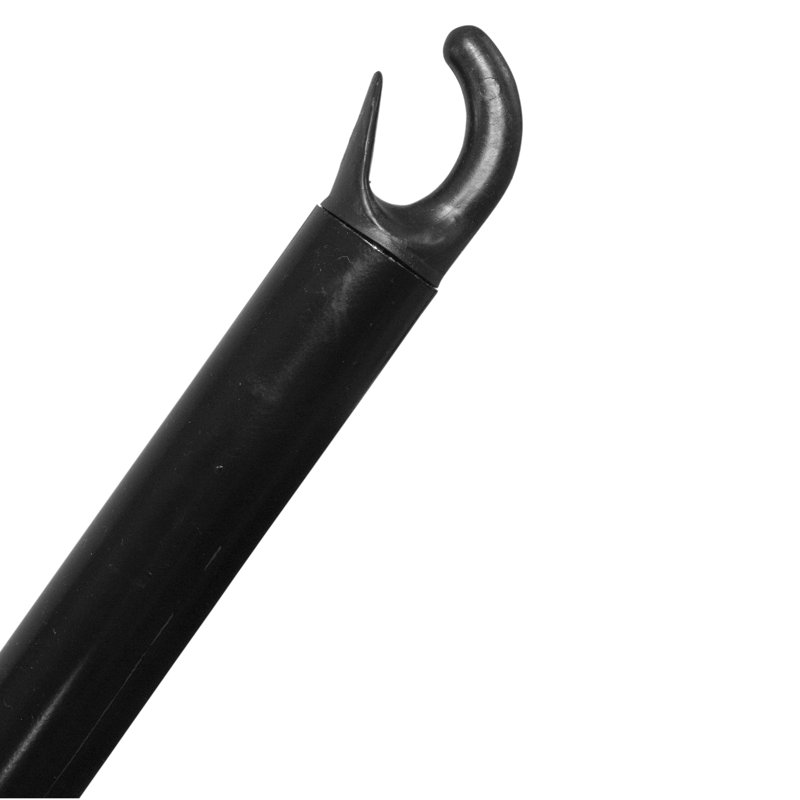 Black Steel Hammock Stand with Chain Accent and Hooks