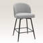 360°Swivel Barstool Counter Height Barstools with Back-1877937548