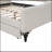 Full Size Upholstered Tufted Daybed With Two Drawers, Beige