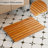 Saneha Solid Wood Non-Slip Shower Mat