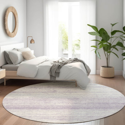 Tapis lavande Prisco lavable à la machine de qualité supérieure