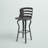 Aldborough Swivel Counter or Bar Height Barstool in Faux Leather, Bent Wood, and Metal-453100020-488346836-488346839
