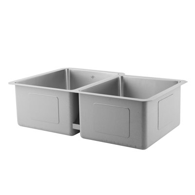 31.25'' L Double Bowl Stainless Steel Kitchen Sink