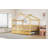Wooden House Bed With Trundle-1844559679