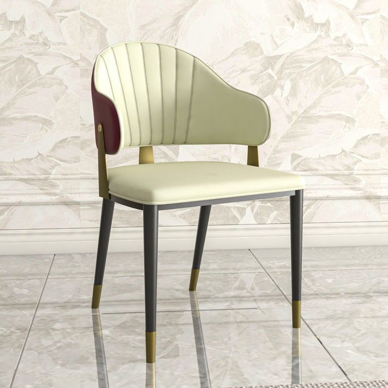 Chaise de salle à manger moderne Hunsaker, Gris, Ensemble de 2