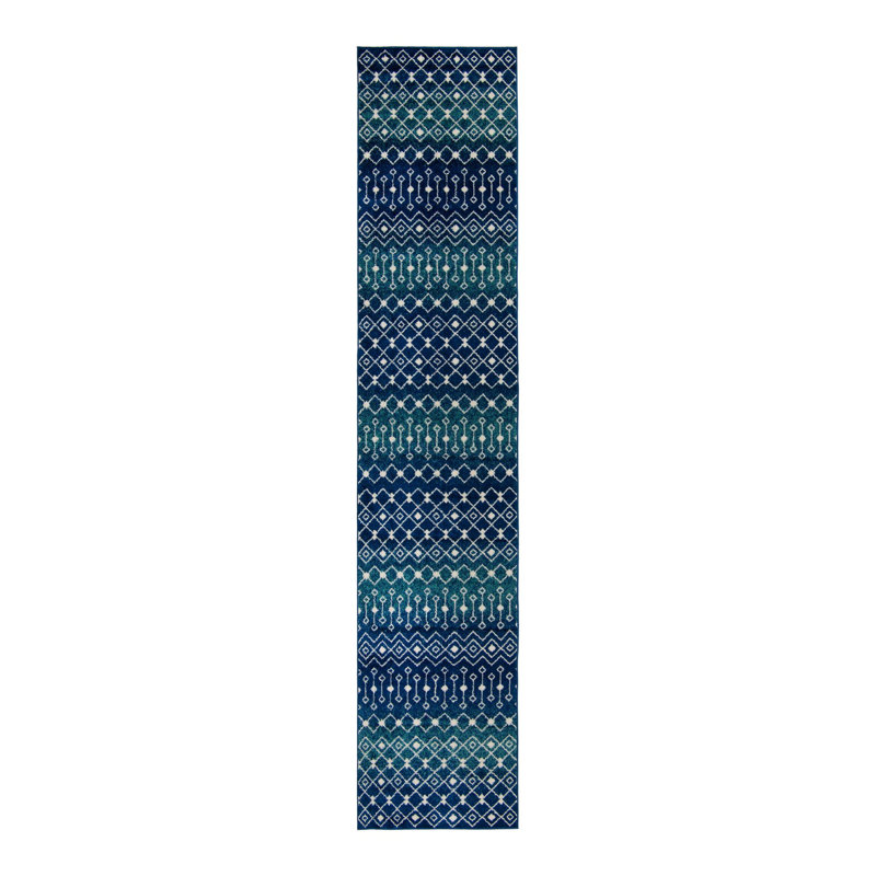 Somerville Geometric Indoor Rug, Runner 3'3" x 16'5"