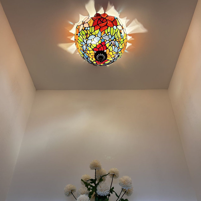 Tiffany Glass Flush Mount