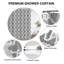 Bathroom Shower Curtain with 12 Hooks-1859769559