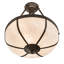 3 - Light Semi Flush Mount