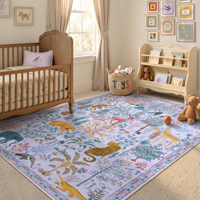 Tapis lavable pour salon moderne Goldene