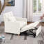 Fauteuil-lit multifonctionnel en velours doux pour le salon